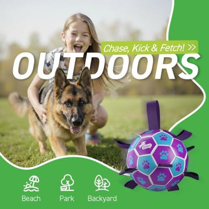 QDAN Big Dog Toys, Large Herding Ball for Dogs Large, Outoor Soccer - Image 3