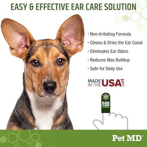 Pet MD Dog Ear Finger Wipes - with Eucalyptus & Aloe Vera for Dogs - 50 ct - Image 3