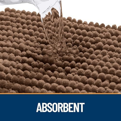 OLANLY Dog Door Mat for Muddy Paws 36x24, Extra Absorbent Chenille Mud Mat - Image 4