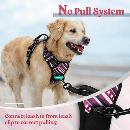 rabbitgoo Dog Harness, No Pull for Large Dogs with 2 Leash Clips, Pet Vest - Image 5