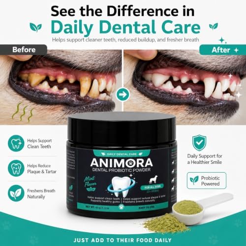 animora Dog Dental Powder, Oral Care Breath Freshener, 60g - Image 3