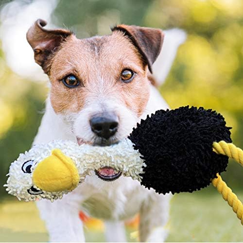 rocket & rex Puppy Chew Toys for Teething, Rope & Plush Set (3pk) - Image 6
