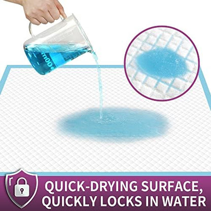 IMMCUTE Dog Pee Pads Extra Large, 30" x 36", 30 Ct, Jumbo-Size Pee Pads for Dogs, Thicken Puppy Pads XL Pet Training Pads, Super Absorbent & Leak-Proof Potty Pads for Dogs - Image 4