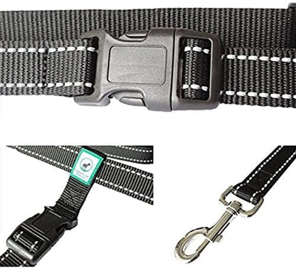 Caldwell's Pet Supply Co. Hands-Free Dog Leash, Adjustable Waist Leash for Dog Walking, Non-Bungee, Hands Free Harness, Durable and Versatile Waist Belt Leashes, Cross Body for Dogs (26" - 47") - Image 5