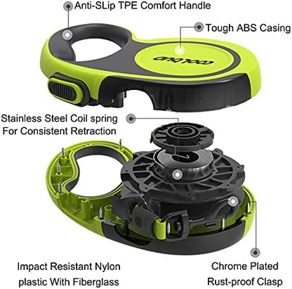 360° Tangle-Free,Heavy Duty Retractable Dog Leash with Anti-Slip Handle - Image 2