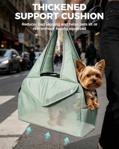 Lightweight Dog Purse with Large Pockets for Small Dogs up to 8 lb - Image 6