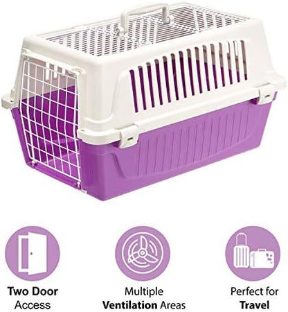 Atlas Pet Carrier | Small Pet Carrier for Dogs & Cats w/Top & Front Door Access - Image 3