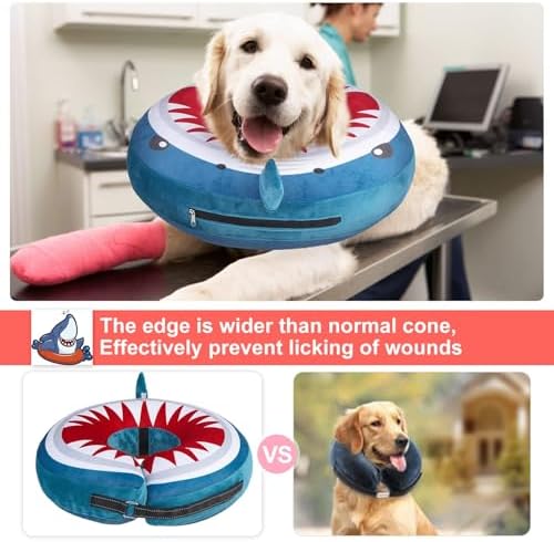 BEAUTYZOO Dog Cone Collar Alternative After Surgery,Pet Neck Donut E‑Collar - Image 6
