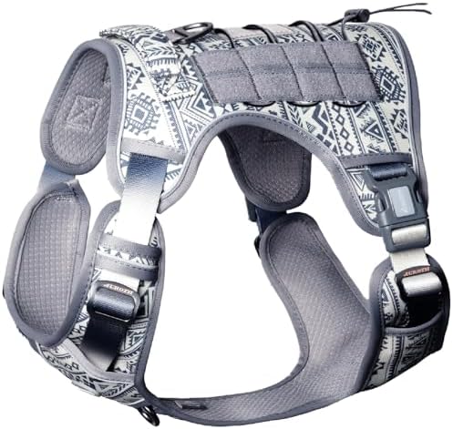 AUROTH Tactical Dog Harness Medium Sized Dog No Pull Adjustable Dog Vest by AurothPets