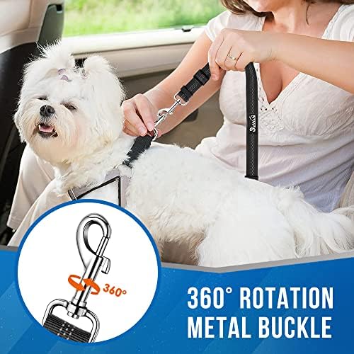 Lukovee Double Dog Car Seat Belt, No Tangle Headrest Restraint - Image 3