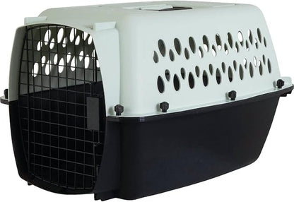 Aspen Pet Petmate 24.1 X 16.73 X 14.5 Medium to Large Fashion Pet Taxi Dog Carrier, White, Airline Approved, Durable, Up to 20 lbs, Small to Medium Dog Breeds (up to 20 lbs), Travel, Air Travel