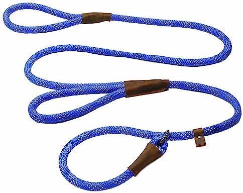 Max and Neo Double Handle Rope Slip Lead Leash - We Donate 1 for 1 to Dog Rescues for Every Product Sold by MaxandNeo