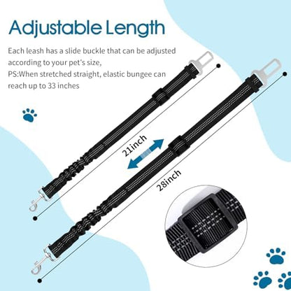 Dog Set Belt for Car Adjustable Dog Seatbelts for Vehicle - Image 4