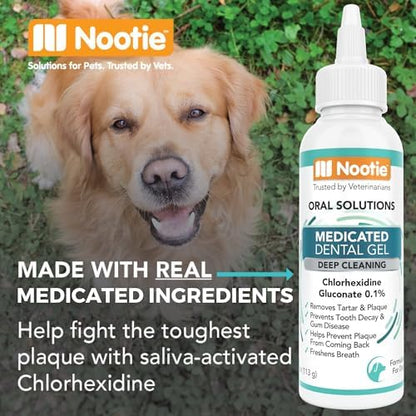 Nootie Medicated Dental Gel for Dogs with Chlorhexidine - Image 3