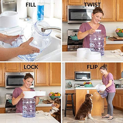 PetFusion H2O Gravity Pet Water Dispenser, 2.5 Gallon, Transparent - Image 5