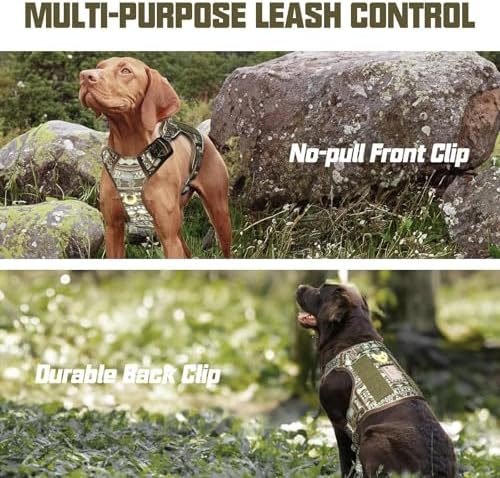 AUROTH Dog Harness for Small Medium Dogs, Tactical No Pull Dog Vest - Image 5