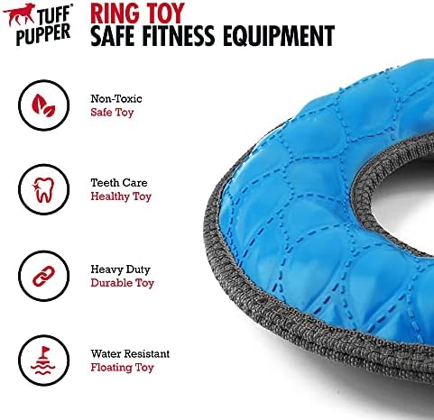 Tuff Pupper SuperChewy Tough Floating Dog Water Toy Strong Natural Rubber | Great Dog Fetch Toy | Pool Swimming Toy for Puppy| Durable Training Toy for Non-Aggressive Chewers - Image 5