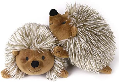 Pawaboo 2 Pack Hedgehog Plush Dog Toy, Squeaky Dog Chew Toy Soft Plush by Pawaboo