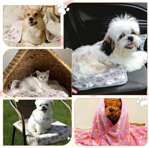 Retainbre 18Pcs Puppy Blankets for Small Dogs, Cats, Kitten, 23X16 Inch - Image 6