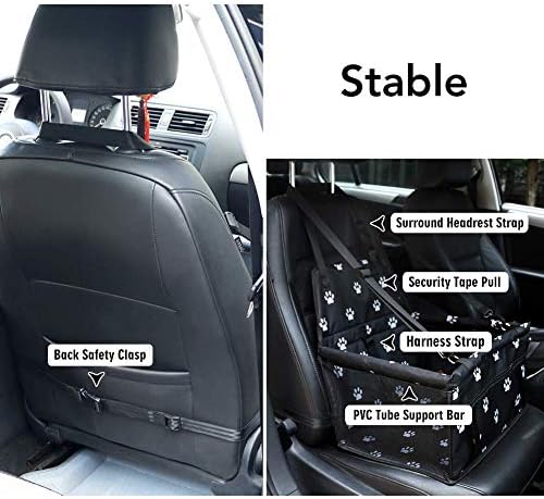 Petbobi Dog Car Seat for Small Dogs and Cats up to 15 lbs, Portable Booster - Image 3