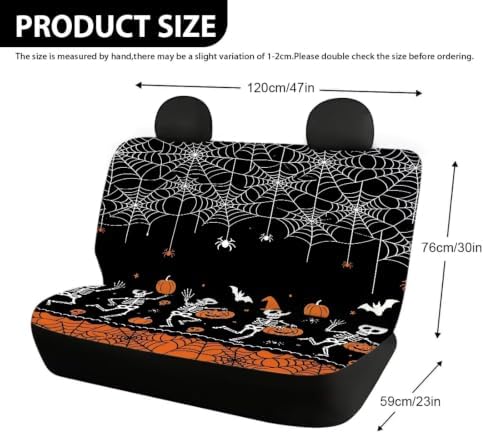 AFPANQZ Back Seat Cover for Car Truck Van SUV Rear Seat Protector for Women - Image 7
