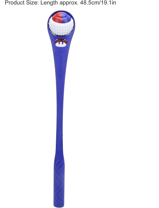 PP Dog Ball Launcher Stick, Interactive Throwing Toy with Retractable Tether for Outdoor Play and Exercise, Extendable Handle Length 19.1 Inches