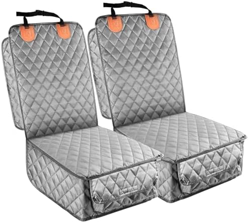 PETICON 2 Pack Pet Car Seat Cover for Front Seat, Captain Chair Seat Cover by PETICON