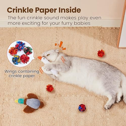 Potaroma Birds Cat Toys, 2 Pack Catnip Toys Soft Durable - Image 4