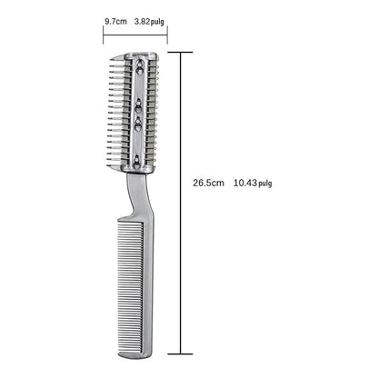 Pet Hair Thinning Comb Dog Hair Trimmer Cutter Comb with Extra Blade Dual-end Double-sided Dog Pet Grooming Tool