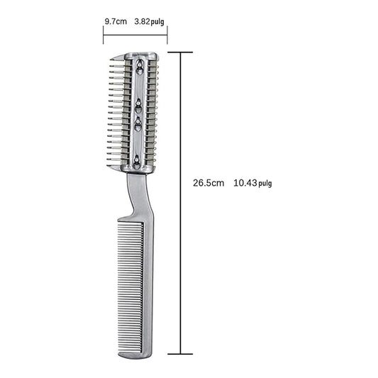 Pet Hair Thinning Comb Dog Hair Trimmer Cutter Comb with Extra Blade Dual-end Double-sided Dog Pet Grooming Tool