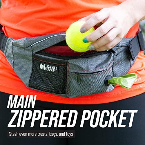 Leash Boss Dog Treat Pouch for Training | Training Treat Pouches for Pet Training | Treat Bag for Dog Training | Portable Kibble Snack Container for Pets | Fanny Pack Waist Belt Transport On The Go - Image 5