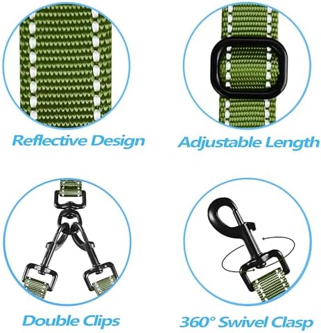 PetBonus Double Dog Leash, No Tangle Dual Leash, Walking Training Lead - Image 4