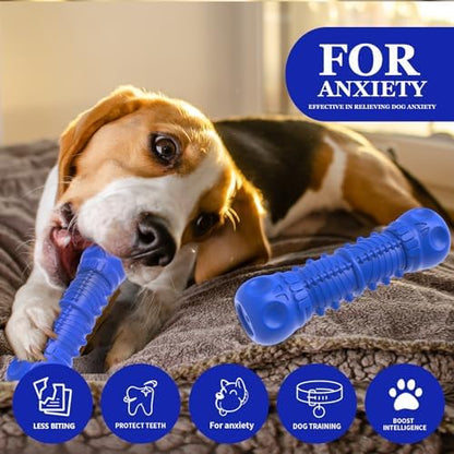 ZIKATON Dog Squeaky Toys for Aggressive Chewers, Durable Chew Toys for Large Medium Breed Dog, Tough Dogs Toys with Natural Rubber - Image 2