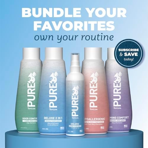 TropiClean Pure 2-in-1 Dog Shampoo and Conditioner, Reduces Tangles & Softens Coat, Fruity Fresh Scent, Made in the USA, Safe for Puppies, 20oz. (Pack of 2) - Image 7