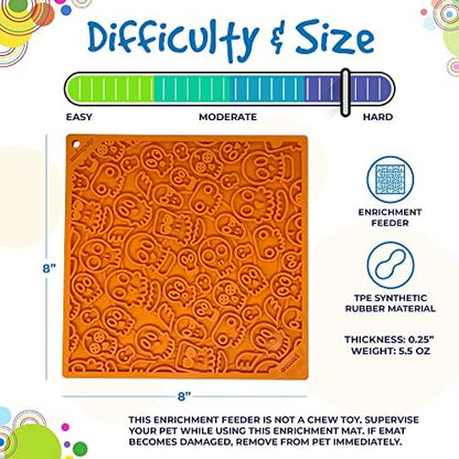 SodaPup Zombie eMat – Durable Lick Mat Feeder Made in USA from Non-Toxic, Pet-Safe, Food Safe Rubber for Mental Stimulation, Avoiding Overfeeding, Fresh Breath, Digestive Health, Calming, & More - Image 5