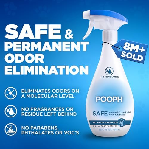 POOPH Pet Odor Eliminator & Litter Box Deodorizer, 32 oz - Pack of 2 - Image 2