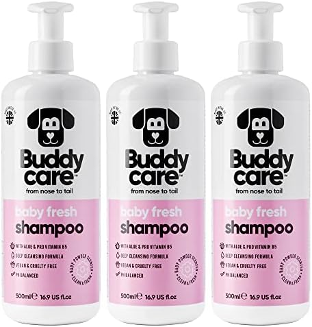 Baby Fresh Dog Shampoo by Buddycare | Deep Cleansing Shampoo for Dogs | Fresh Scented | with Aloe Vera and Pro Vitamin B5 (50.72oz) by Unknown