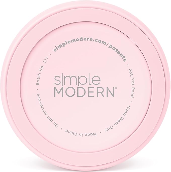 Simple Modern Stainless Steel Pet Water Bowl for Dogs & Cats | Reusable Insulated Stainless Steel Food Bowls for Dog Cat | No Tip No Slip BPA Free | Bentley Collection | Large (64oz) | Blush