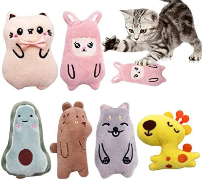 Cat Catnip Toys with Bells for Indoor Cats 6 Pack by Bestwishforyou