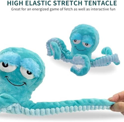 Squeaky Octopus Dog Toys，Interactive Plush Toys for Large Medium Pets - Image 3