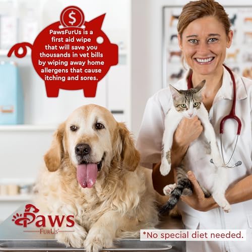 PawsFurUs® All-Natural Pet Wipes for Dogs & Cats - Doctor-Formulated for Total Pet Care with Antifungal & Antibacterial Protection, pH Balancing, Moisturizing, Deodorizing & Fast Itch Relief - 72ct. - Image 5
