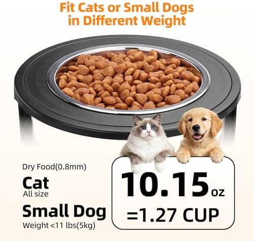 Raised Cat Bowls,15° Tilted Cat Food Bowls (1 Pack) - Image 6