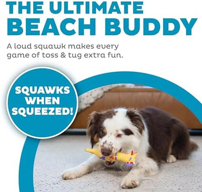 Outward Hound by Charming Pet Squawkers Henrietta Latex Squeaky Rubber Chicken Dog Toy, Funny Interactive Holiday Toy for Dogs, Small Size (Pack of 2) - Image 2