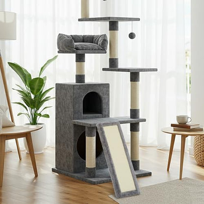 Dansydaisy Cat Tree Replacement Parts 23.8 x 8.5 Inch Cat Tree Tower Accessories Sisal Ladder Scratching Board Kitty Scratcher Refill Board Furniture Parts for DIY Indoor Kitten Condo Activity Center - Image 6