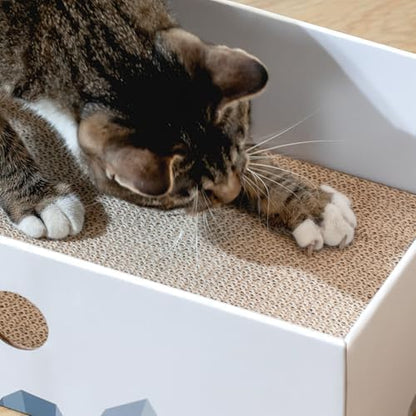 Conlun Cat Scratcher Box, Cardboard Pad, Bed for Indoor Cats,2-Pack - Image 7