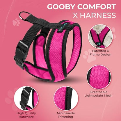 Gooby Comfort X Head-in Dog Harness, Choke-Free, Flamingo Pink, X-Large - Image 2