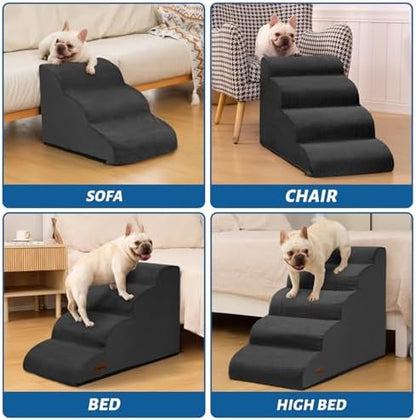 Aodisman Dog Stairs for High Bed,5-Step Pet Ramp for Small Dogs and Cats - Image 7