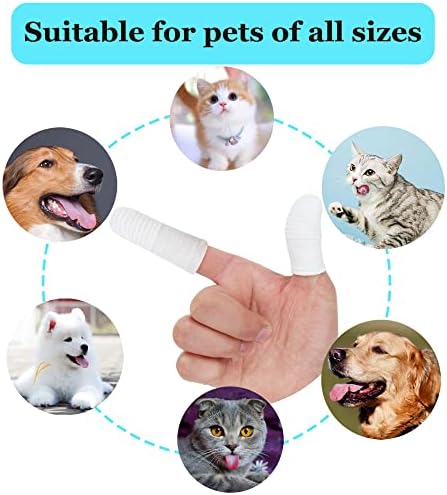 30 PCS Dog & Cat Toothbrush - Washable, Comfortable & Durable 2 Finger Toothbrush Set - Image 4