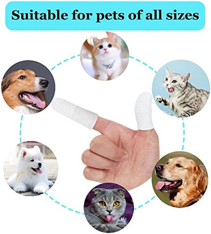 30 PCS Dog & Cat Toothbrush - Washable, Comfortable & Durable 2 Finger Toothbrush Set - Image 4