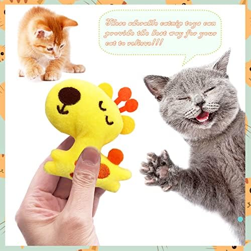 Cat Catnip Toys with Bells for Indoor Cats 6 Pack - Image 5